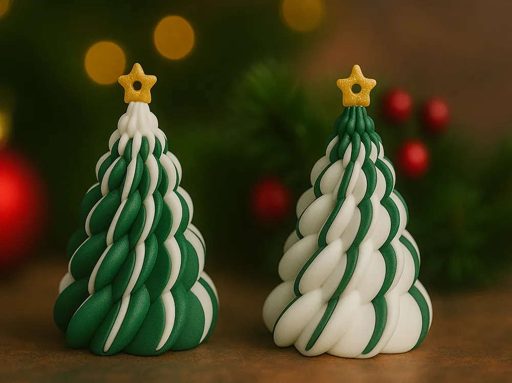 Двухцветная ёлка