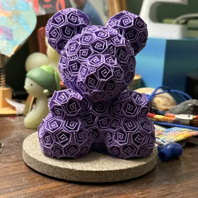 Мишка из роз