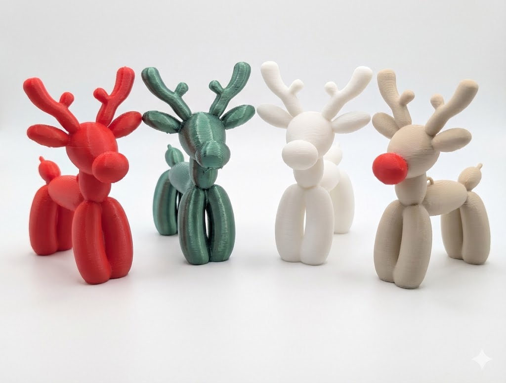 Игрушка на елку надувной олень