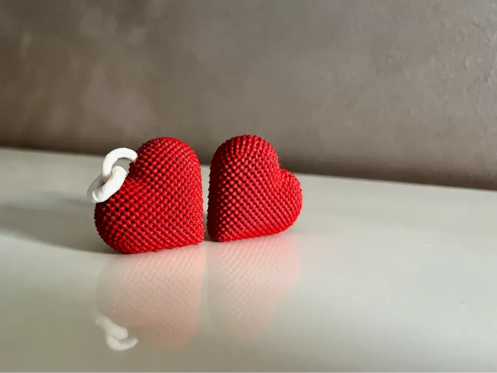 Вязанное сердце